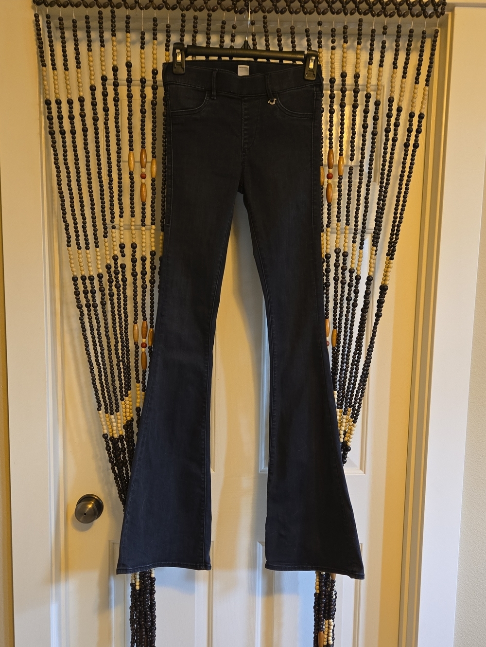 True Religion Pull On Flare Jeans